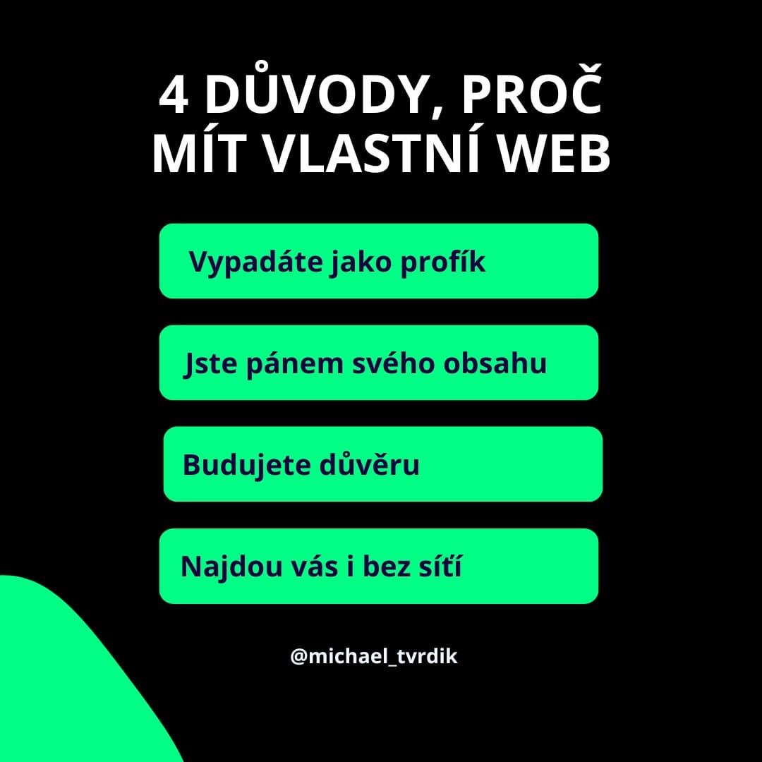 Proces tvorby webové aplikace - Michael Tvrdík